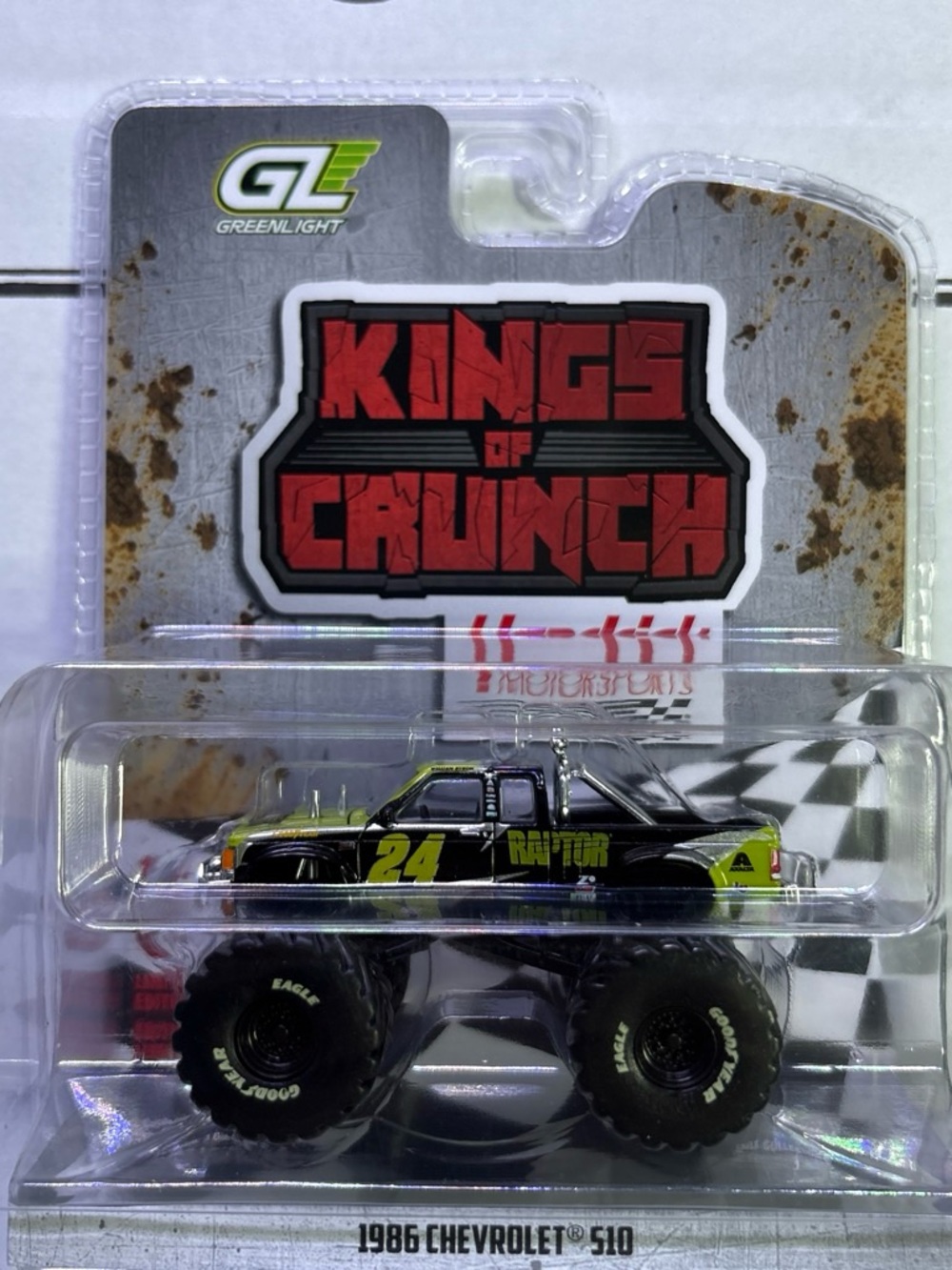 Kings of Crunch 1986 Chevrolet S10 Monster Truck - Black & Neon Green